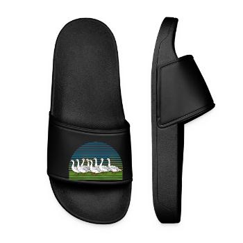 Oies - Claquettes Femme - noir - Devant