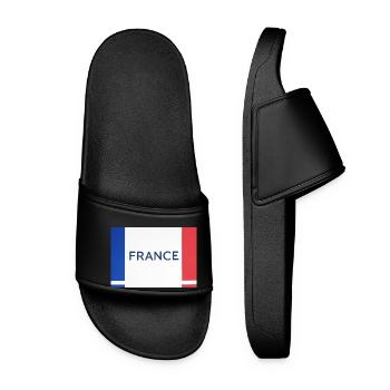 France - Claquettes Femme - noir - Devant