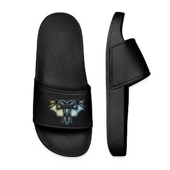 Bat - Women’s Pool Sliders - black - Front
