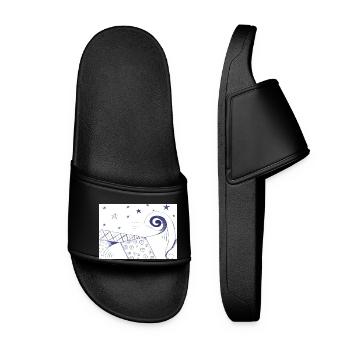 Modern Art - Women’s Pool Sliders - black - Front