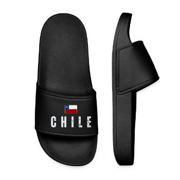 J'aime le Chili, la fierté chilienne - Claquettes Femme - noir - Devant