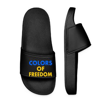 Colors of freedom - Women’s Pool Sliders - black - Front