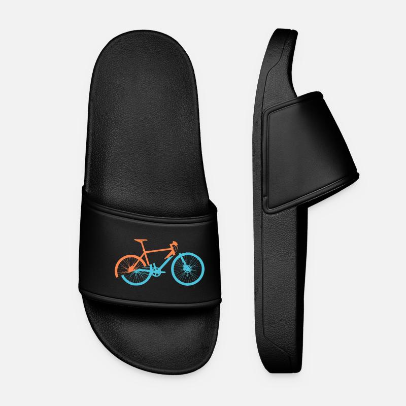 Dynamisches Fahrrad Design - Frauen Badelatschen - Schwarz
