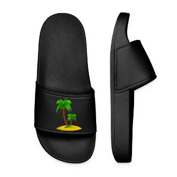 Palm Island - Women’s Pool Sliders - black - Front
