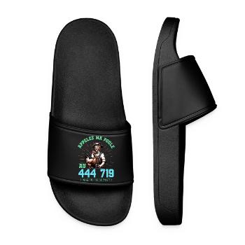 Appelez ma poule au Cat Cat Cat : C'est un oeuf ! - Claquettes Femme - noir - Devant