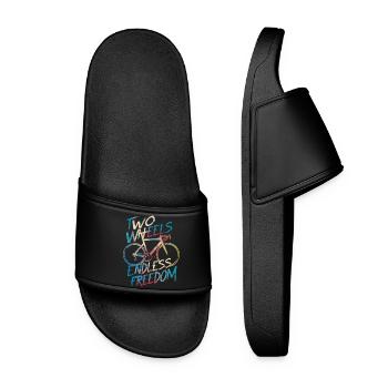Endless Freedom Bicycle Design - Women’s Pool Sliders - black - Front