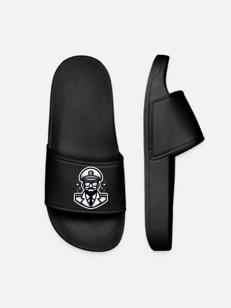 Kapitän weiß - Frauen Badelatschen - Schwarz