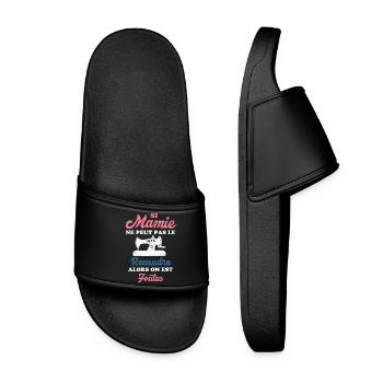 Mamie couturière - Claquettes Femme - noir - Devant