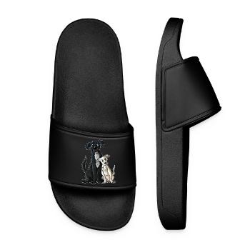 Canine - Claquettes Femme - noir - Devant