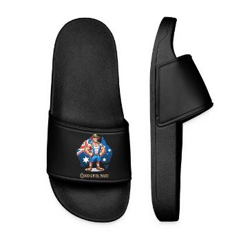 Australia Funny Design - Women’s Pool Sliders - black - Front