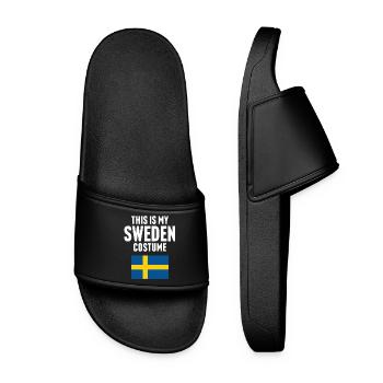 This my Sweden costume - Women’s Pool Sliders - black - Front