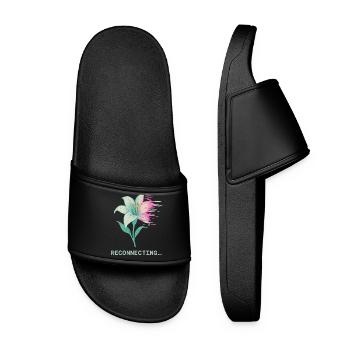 Reconnecting - Women’s Pool Sliders - black - Front