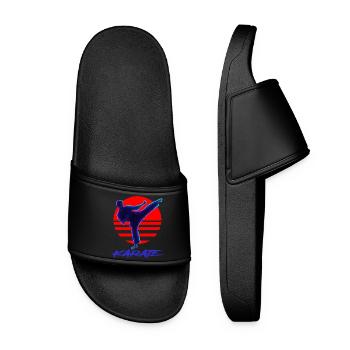 Karate - Women’s Pool Sliders - black - Front