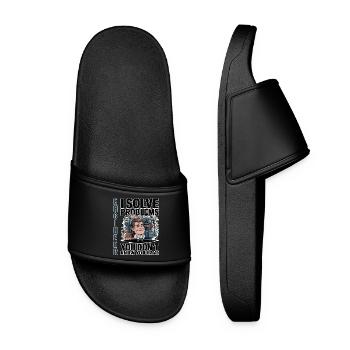 Engineer - For dark background - Women’s Pool Sliders - black - Front