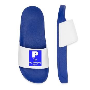 My charging point sign - Women’s Pool Sliders - royal blue - Front