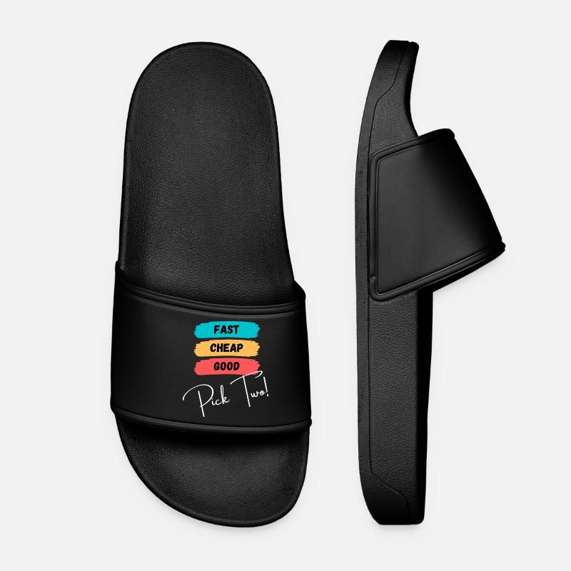 Fast, cheap, good - pick two! - Women’s Pool Sliders - black