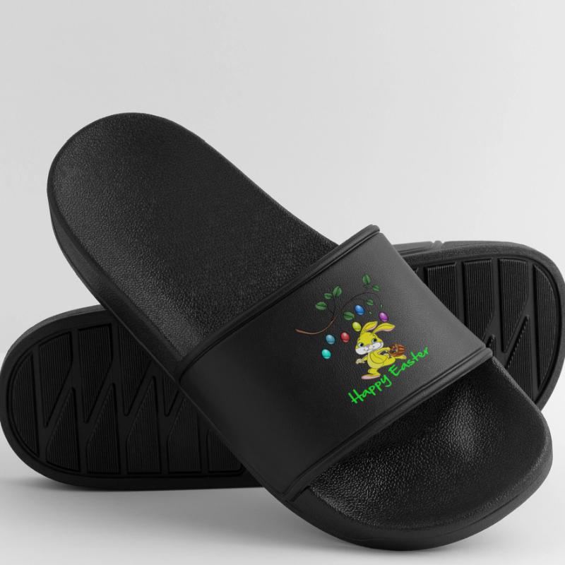 Easter Easter, happy easter, easter bunny, happy easter Women’s Pool Sliders