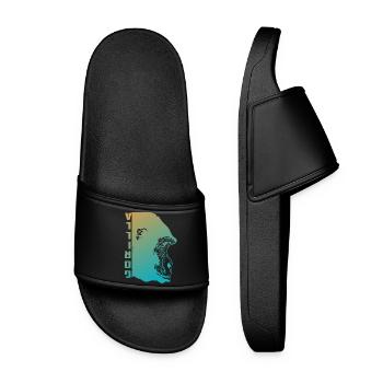 Gorilla Face - Women’s Pool Sliders - black - Front