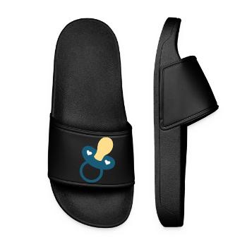 Concept de cadeau pour la naissance de bébé en 2026 - Claquettes Femme - noir - Devant