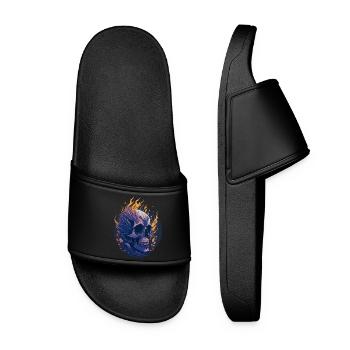 Crâne de feu - Claquettes Femme - noir - Devant
