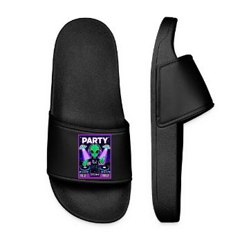 Alien Party 2040 - Women’s Pool Sliders - black - Front