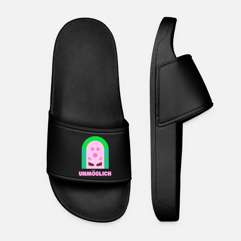 Unmöglich - Frauen Badelatschen - Schwarz