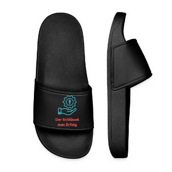 The key to success - Women’s Pool Sliders - black - Front