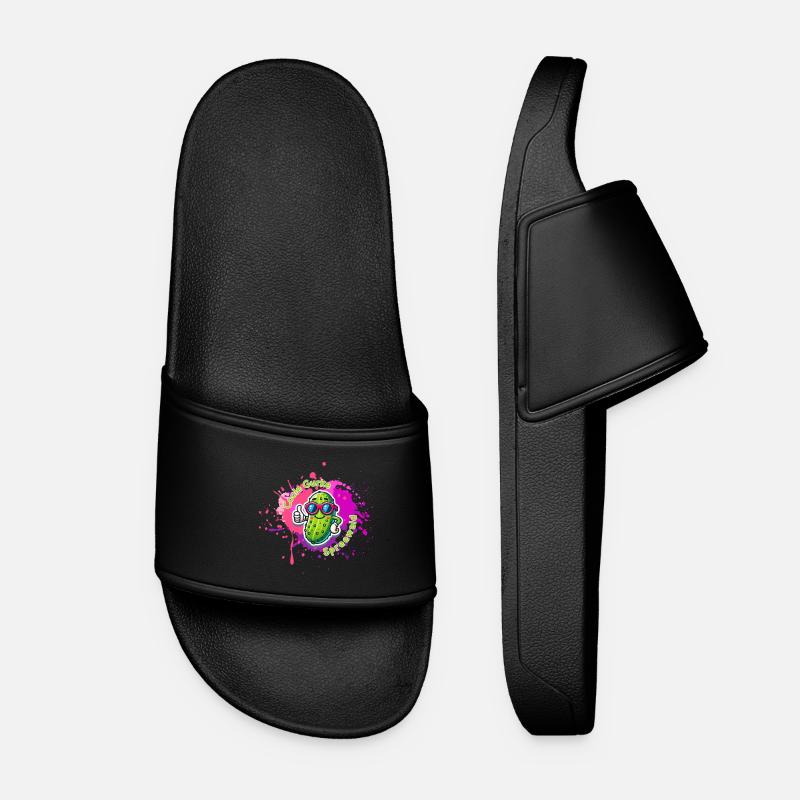 Cool cucumber Spreewald - Women’s Pool Sliders - black