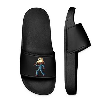 Saturday Night Lamp - Women’s Pool Sliders - black - Front