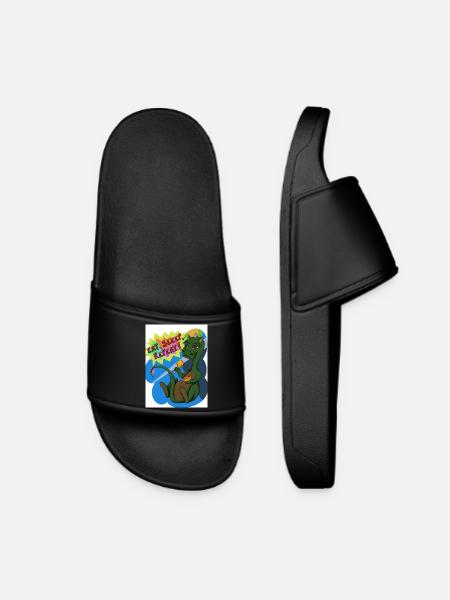Eat sleep repeat - Women’s Pool Sliders - black