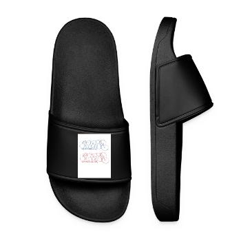 Paris Bubble Paris Throw-up Paris Graffiti - Women’s Pool Sliders - black - Front