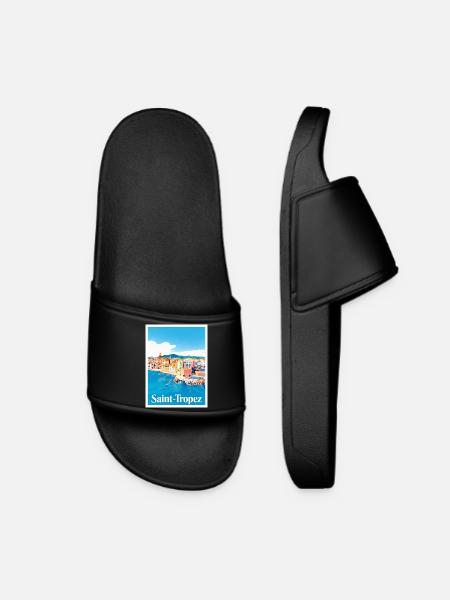Saint-Tropez Côte d'Azur - Women’s Pool Sliders - black
