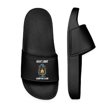 Night Light Campfire Glow Lanterne - Claquettes Femme - noir - Devant