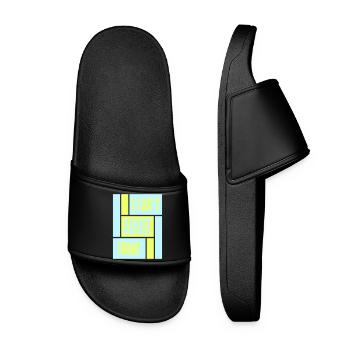 Je ne peux pas parler d’adulte aujourd’hui Drôle de Dicton-Adulte Logo - Claquettes Femme - noir - Devant