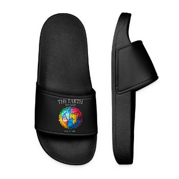 La Terre sans art - Claquettes Femme - noir - Devant