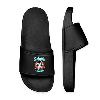 School Child 2026 School Enrollment 2026 Back to School - Women’s Pool Sliders - black - Front