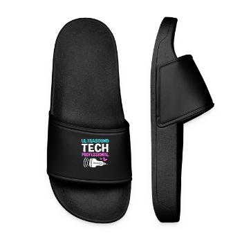 Ultraschalltechniker Ultraschall Techniker - Frauen Badelatschen - Schwarz - Vorne