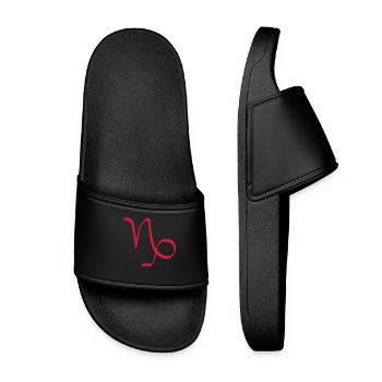 capricorne zodiaque - Claquettes Femme - noir - Devant