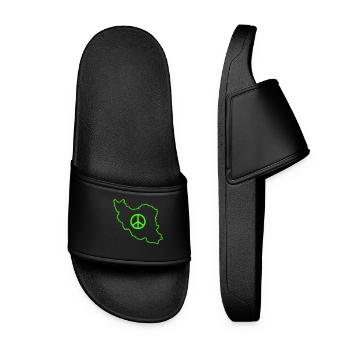 Iran Peace - Women’s Pool Sliders - black - Front