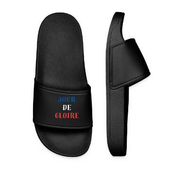 FRANCE SPORT GLORY DAY - Women’s Pool Sliders - black - Front