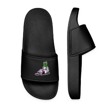Grenouille à huile - Claquettes Femme - noir - Devant