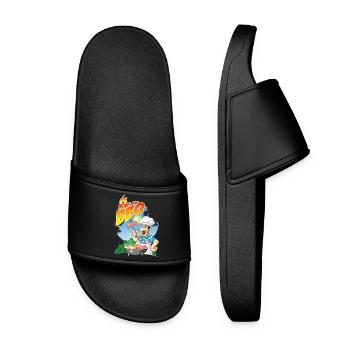 king of BBQ - Women’s Pool Sliders - black - Front