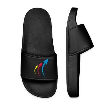 pfeile formen symbole - Frauen Badelatschen - Schwarz - Vorne
