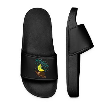 Sweet sleeping sloth with melatonin formula - Women’s Pool Sliders - black - Front