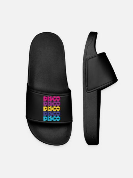 Disco Disco Disco - Frauen Badelatschen - Schwarz