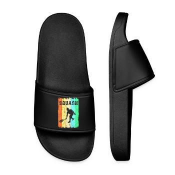 Squash Sport Design - Women’s Pool Sliders - black - Front