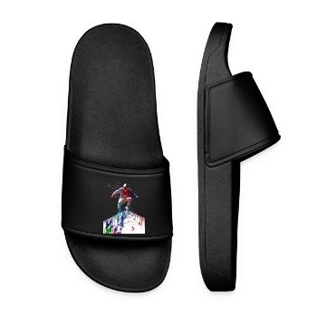 Parkour ville sport art - Claquettes Femme - noir - Devant