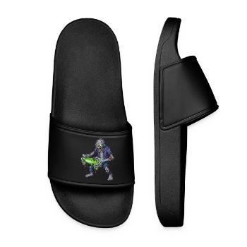 Zombie Zocker Power Retro Gamer - Claquettes Femme - noir - Devant