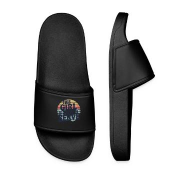 Journey of faith of a missionary - Women’s Pool Sliders - black - Front