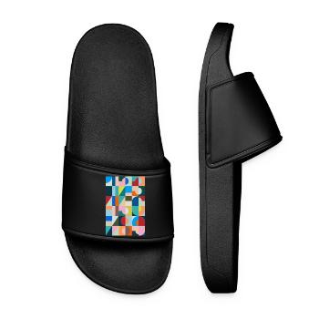 Numbers, digits, numbers - Women’s Pool Sliders - black - Front